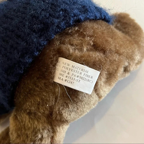 Goffa Teddy Bear Brown American Flag Sweater Plush Stuffed Animal Toy USA - Picture 4 of 7